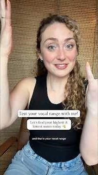 Test your vocal range with me! 🤩