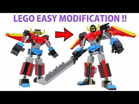 LEGO "Super Robot" Easy Modification - Detailed Build