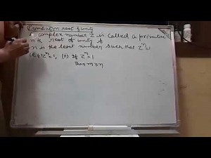 Primitive nth roots of unity