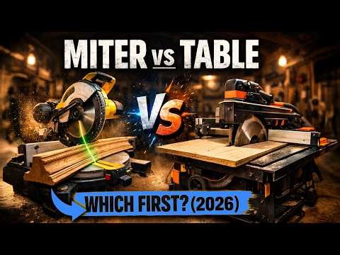 Miter Saw vs Table Saw: Which One Should You Buy FIRST in 2026?