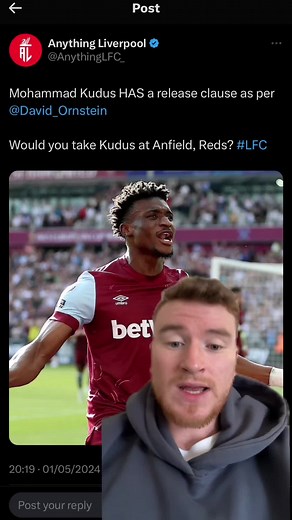 Liverpool Transfer News: Mohammed Kudus Release Clause, Liverpool FC Targets