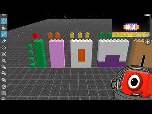 numberblocks 4-40 Four Times Table [Draw Bricks]