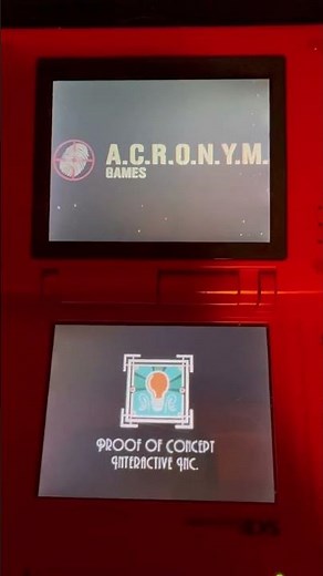 Nintendo DS Startup to Gameplay #nintendo #nintendods #retrogaming