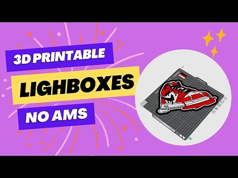 3D Printing Lightbox Models on Bambu Labs P-Series (No AMS) with Bambu Studio