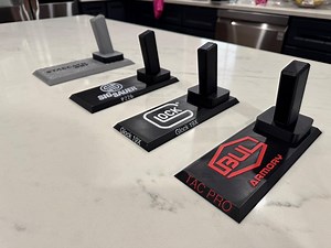 Pistol Stand/display/safe Organizer With Texture - Etsy