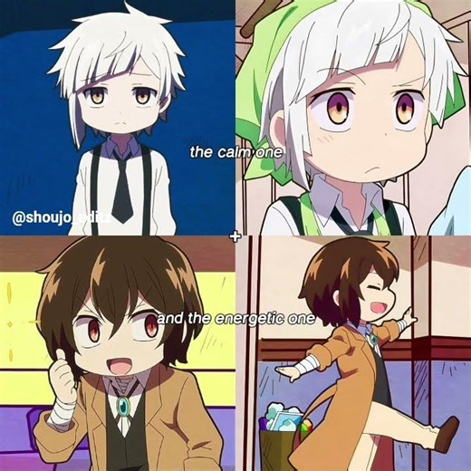 The best brother duo ever 🥹 #bsd #anime #dazai #atsushi