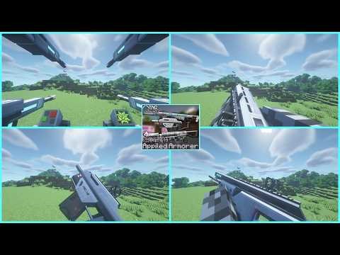 Minecraft TaCZ Showcase | Applied Armorer Gunpack - All Weapons