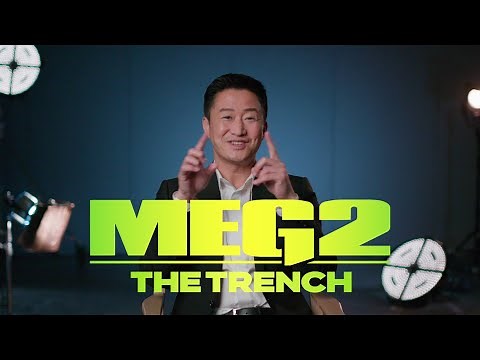 Wu Jing 吳京 MEG 2 THE TRENCH interviews with Sophia Cai, Cliff Curtis, Skyler Samuels, Ben Wheatley