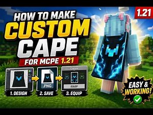 Create Your Own Custom Capes in MCPE!