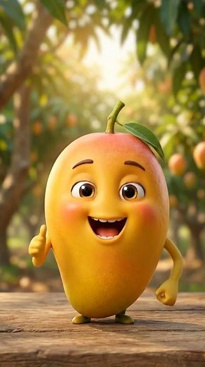 Talking Mango for Kids 🥭 | Fun Fruit Learning Video | Healthy Food for Children