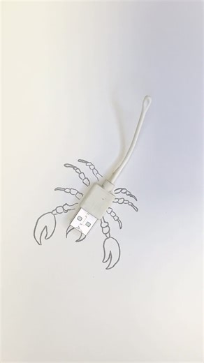 Creative Drawing Techniques Using USB Cables