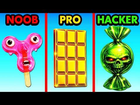 NOOB vs PRO vs HACKER CANDY