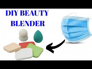 HOW TO MAKE BEAUTY BLENDER AT HOME|how to make beauty blender|diy makeup beauty blender|blender