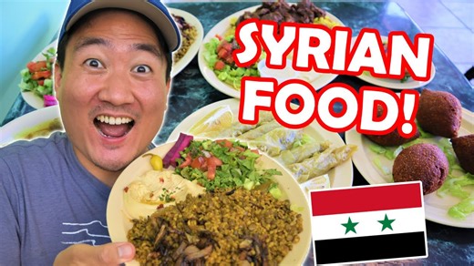 Trying Syrian food for the first time (must try Syrian foods)