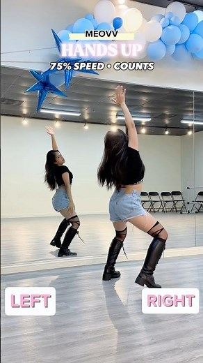 MEOVV ‘HANDS UP’ Dance Tutorial (SLOW + COUNTS) #MEOVV #handsup #handsupchallenge #kpoptutorial
