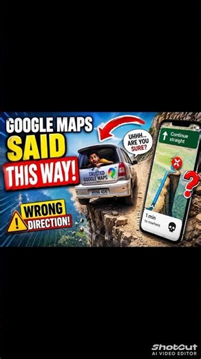 DON'T TRUST GOOGLE MAP EVER ! 😂🗺️" #shorts