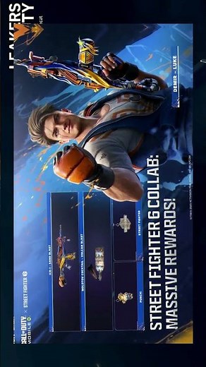 Street Fighter Rewards - call of duty mobile