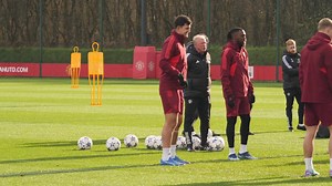 1.3K views · 33 reactions | Erik ten Hag led Manchester United training on Tuesday as they prepare for their Champions League tie against FC Copenhagen. The 'Red Devils', who won just one of their last seven away matches in the competition, saved a point in the reverse fixture at Old Trafford by a 97th-minute penalty save. That win is their only in the campaign this season, with defeats to Galatasaray and Bayern Munich. SOURCE: SNTV | Nbcsport | Facebook