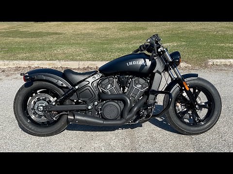 2022 Indian Scout Bobber with Freedom Performance 2-1 Combat Exhaust