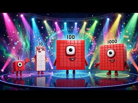 Numberblocks Band 1-1.000 | | Learn to Count For ASMR