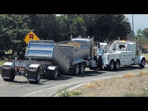 Heavy duty towing gone wrong!