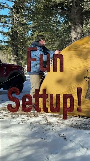 Solo Winter Camping In Heavy Wind #camping #wintercamping #bushcraft