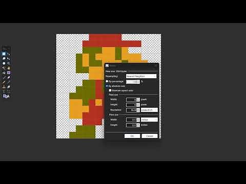 How to Resize Pixel Art Without Blurring (Simple) (Paint.Net)