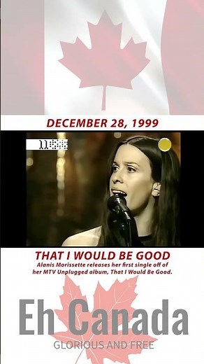 THAT I WOULD BE GOOD #1990s #alanismorissette #canadian #music #canada #glorious #free #onthisday