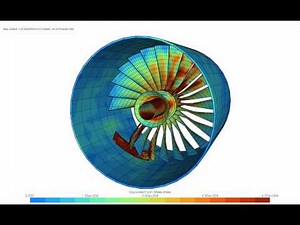Finite Element simulation of a "Fan Blade Out"