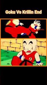 Goku Vs Krillin End #anime #dragonball #shortvideo #shorts #nostalgia