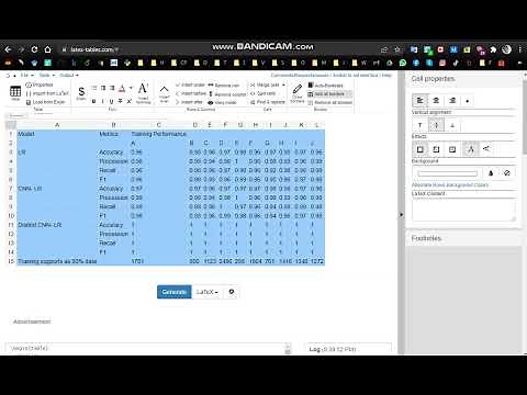 Simple way to convert Excel table to latex overleaf table