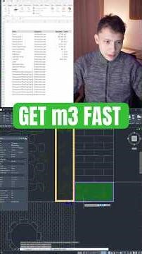AutoCAD Topsoil Take Off Trick with excel #cad #excel