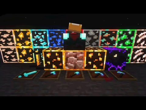 Minecraft glowing ores mcpe +26 (works with vibrant visuals)