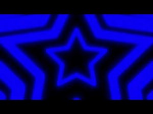 Black and Blue Y2k Neon LED Lights Star Background || 1 Hour Looped HD