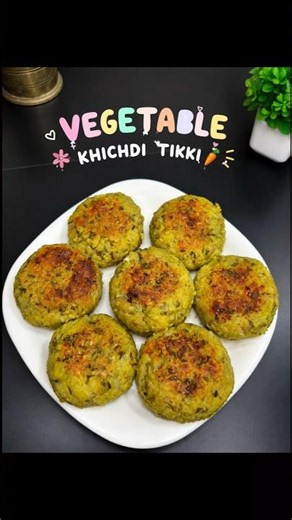 Crispy Vegetable Khichdi Tikki for Babies 🥕🥦 | Healthy Finger Food Recipe |#Khichdi #tikki #BLW
