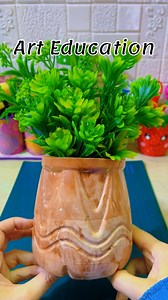 فازة تحفه من الجبس بدون قوالب 🫶❤️ #fyp #fypシ゚ #art #Art_Education | Art Education