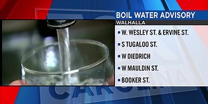 Boil-water advisory issued for Walhalla