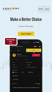 Tech’s booming—why invest in just one company? With Technology ETFs, you can capture the whole sector’s potential. Trade smarter, invest in ETFs with Century Financial! | Century Financial