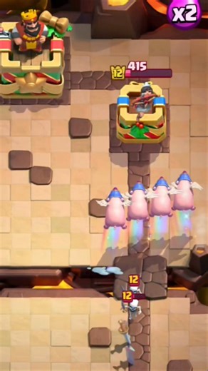 Los puercos reales #clashroyale