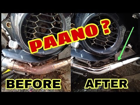 HOW TO RESTORE RUSTY EXHAUST PIPE | AFTERMARKET PIPE | KALAWANG NO MORE