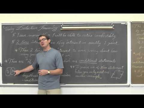 Deductive Reasoning If Then Statements