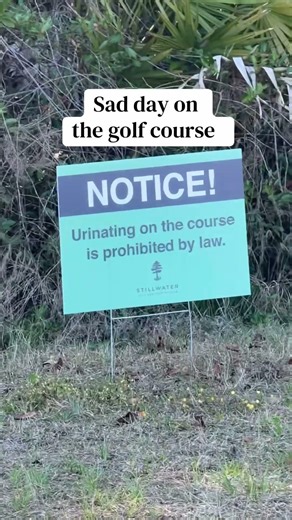 A sad day on the golf course, how many of you are breaking this rule? #golfswing #golfcourse