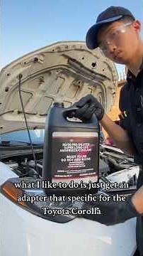 How to Do Coolant Flush #mobilemechanic #coolant #flush #preventativemaintenance #toyotacorolla