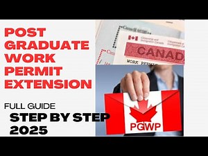 How to Apply PGWP Extension | Passport Expiry | 2025 | Step by Step #canadavisa #canadaimmigration