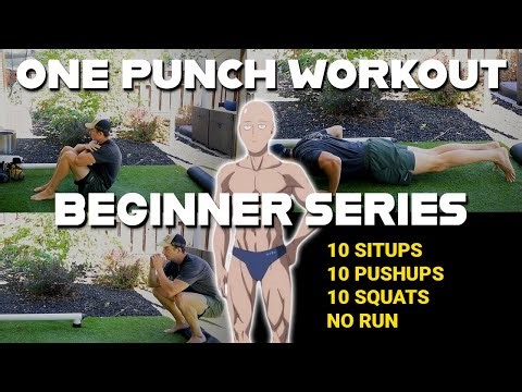 One Punch Man Workout | Beginner | Follow Along
