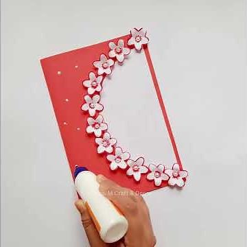 Beautiful Birthday greeting card idea /Handmade birthday greeting card for Best Friend