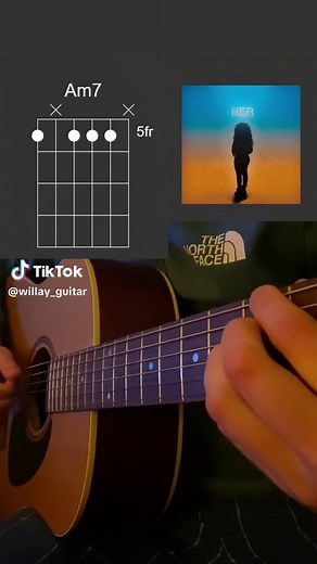 Best Part - Her (Guitar Chords) #guitar #chords #fyp #guitartok #fypシ #her #danielcasear #r&b
