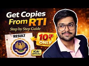 How to Apply RTI Copies in Just Rs. 10 | Jan 26 | MAY 26 | CA CHIRAG GARG