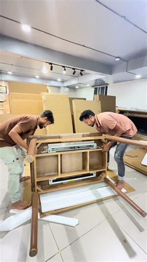 Extendable Dining Table Assembling | Space-Saving Design 🔥 | Galaxy Furniture Bangalore