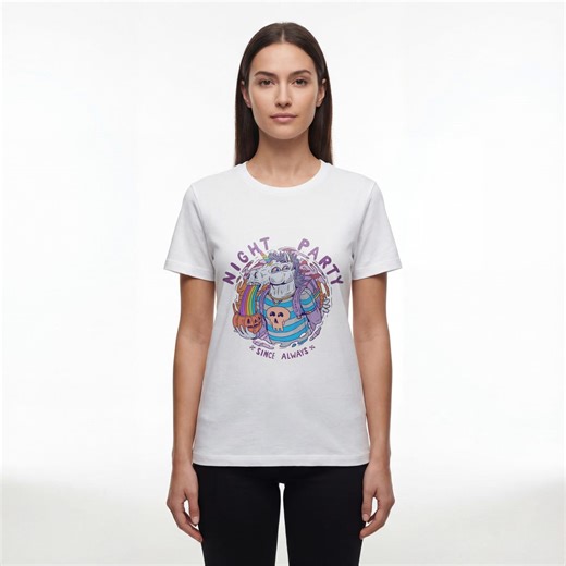 Night Party Halloween Unicorn T-shirt, Cute Spooky Rainbow Unicorn Graphic Tee, Fun Party Character Shirt, Colorful Costume Style Top - Etsy